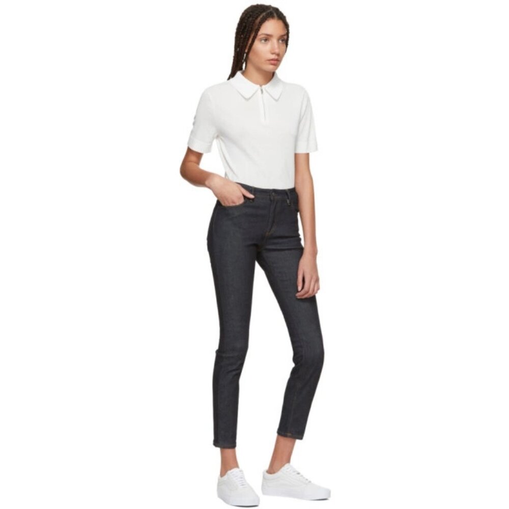 Acne Studios Bla Konst Climb Indigo Dark Wash Skinny Stretch Jeans Size 27 Italy